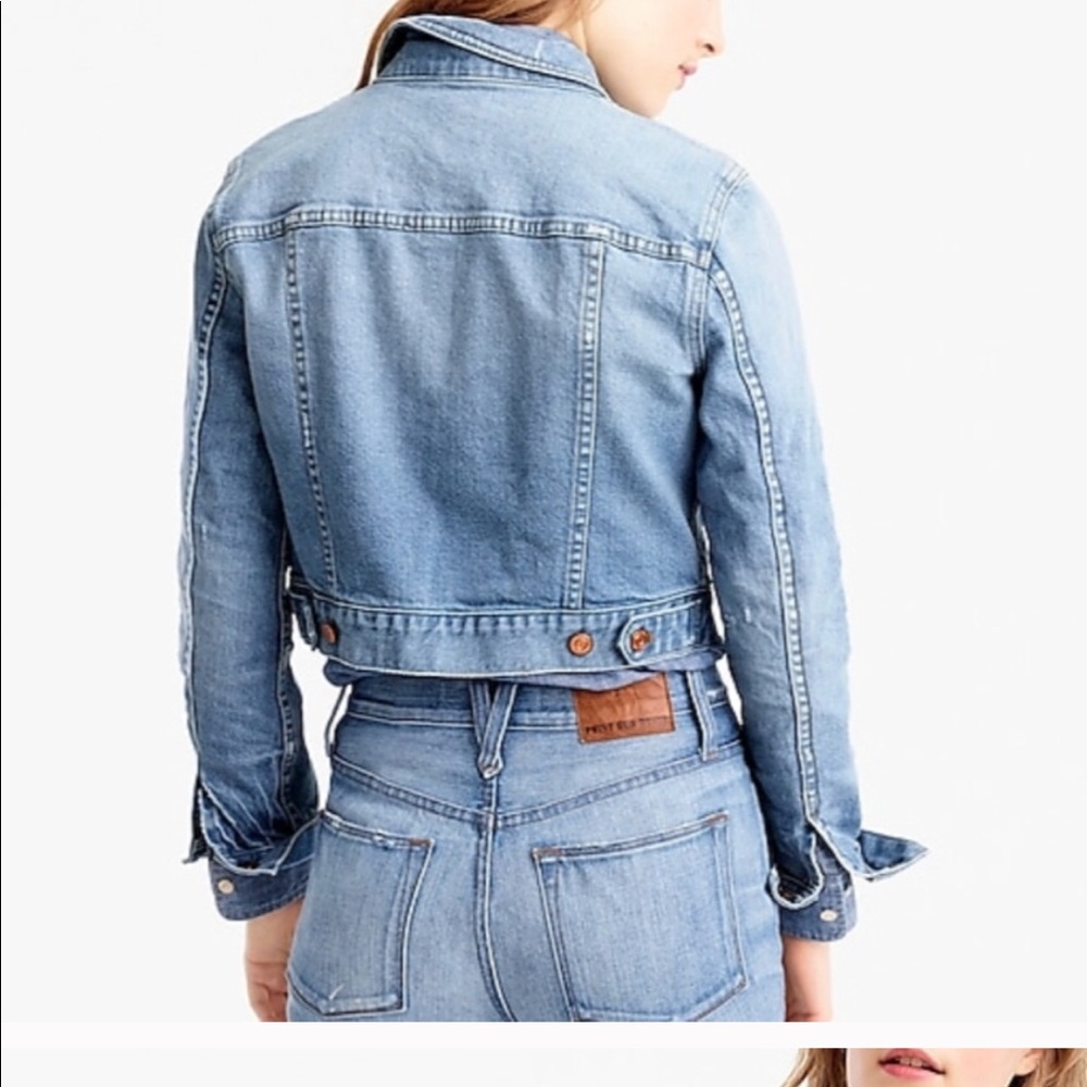 J.Crew Cropped Jean Jacket sz S - Never Worn